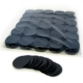 Конфетти бумажное круги 4,1см черные 1кг