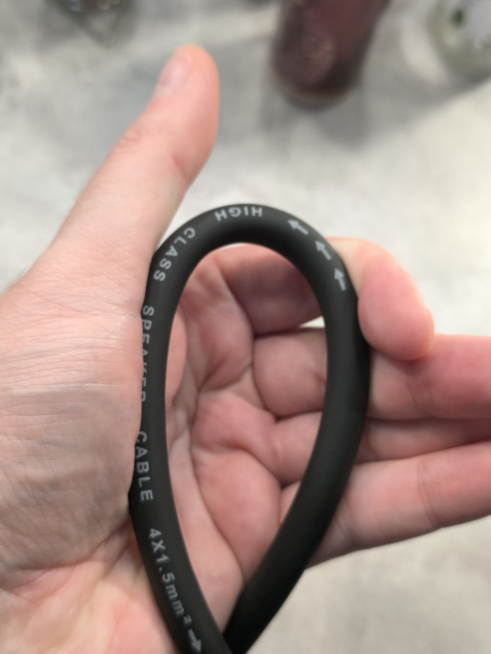 Кабель акустический Speakon сечение 4x1.5 длина 3м