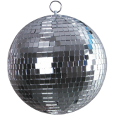 Зеркальный диско шар PartyMaker диаметр 20 см серебро