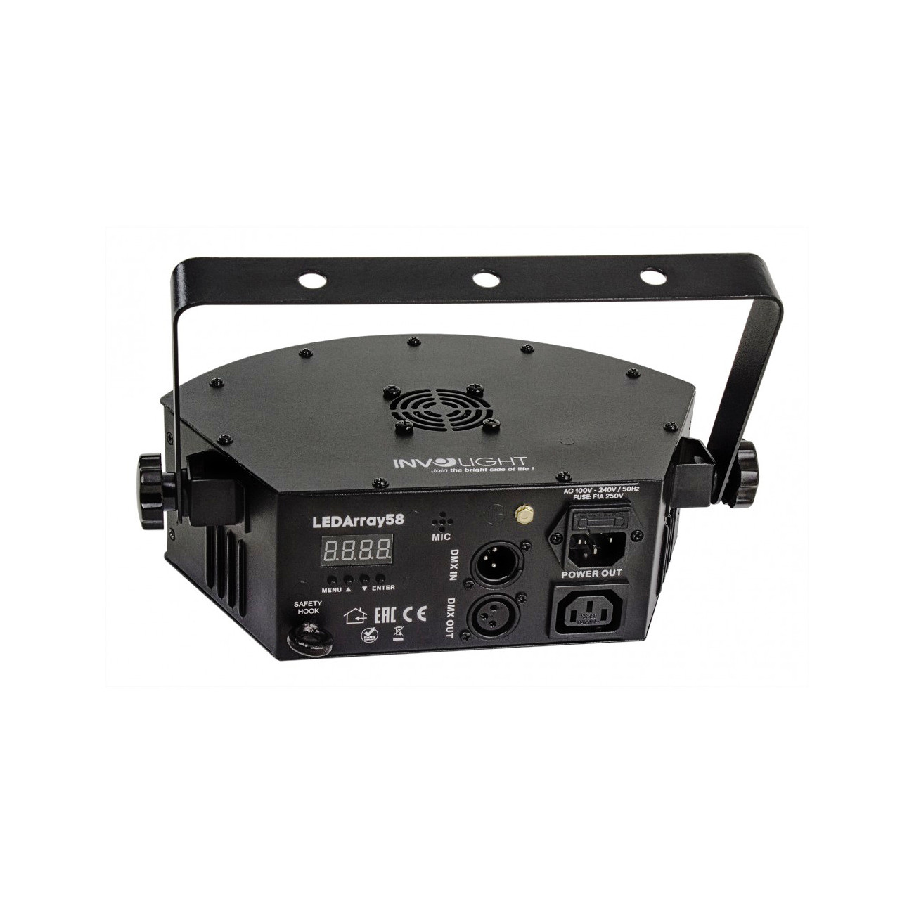 Светодиодная цветомузыка INVOLIGHT LEDArray58