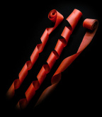 Серпантин бумажный 4см*20м красный