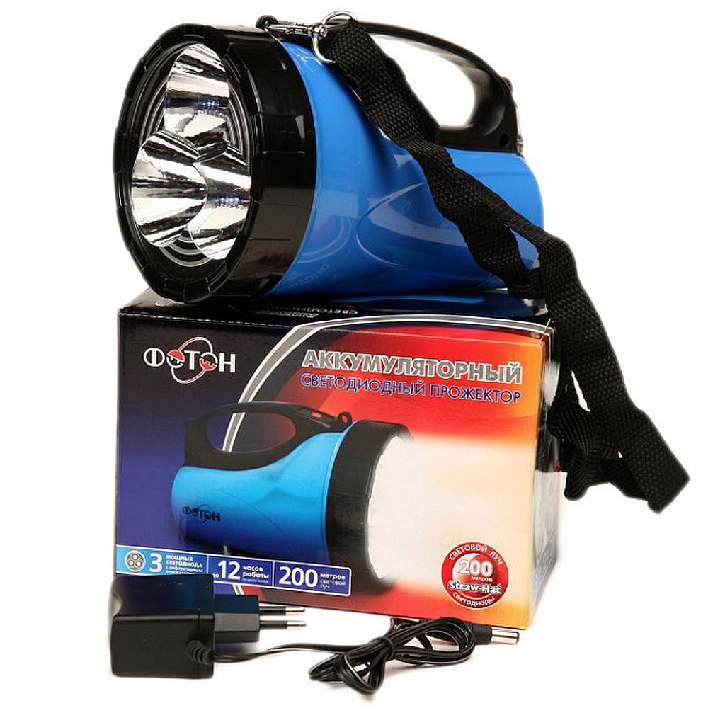 Cветодиодный фонарь-прожектор ФОТОН PB-0303 3 LED