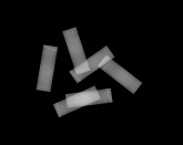 Конфетти бумажное растворимое в воде 17x55мм белое 1кг