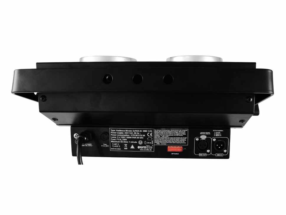 Прожектор Eurolite Audience Blinder 2XPar-36 DMX BK