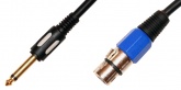 Кабель микрофонный Plastic Gold 6.3 mono Jack "папа"- XLR "мама" 5 м