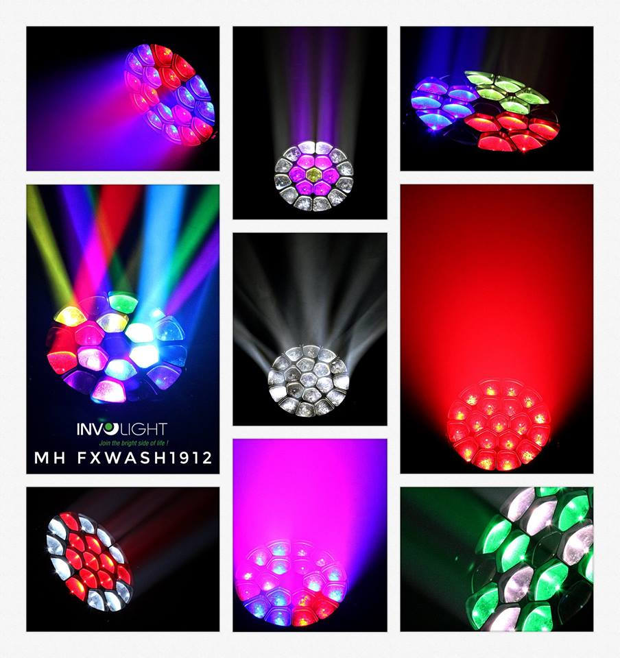 Вращающаяся голова INVOLIGHT MH FXWASH1912