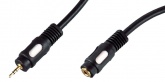Аудио кабель Plastic Gold 2.5 stereo Jack "мама" - 3.5 stereo Jack "папа" 0.3 м