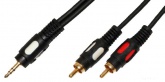 Кабель аудио Plastic Gold 3.5 stereo Jack "папа" - 2xRCA "папа" 7 м