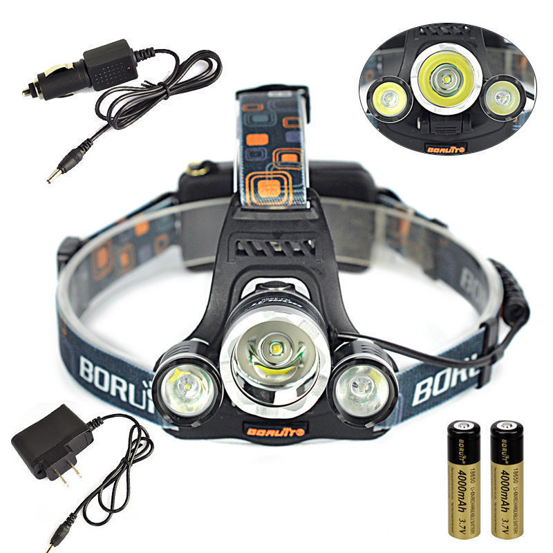 Мощный налобный фонарь Boruit HL-720
