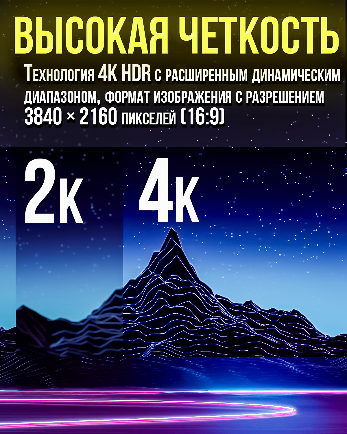 Цифровой видео кабель HDMI 4K версия 2.0 "шт" - "шт" 10 метров