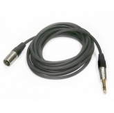 Кабель микрофонный Plastic Gold 6.3 mono Jack "папа"- XLR "папа" 5 м