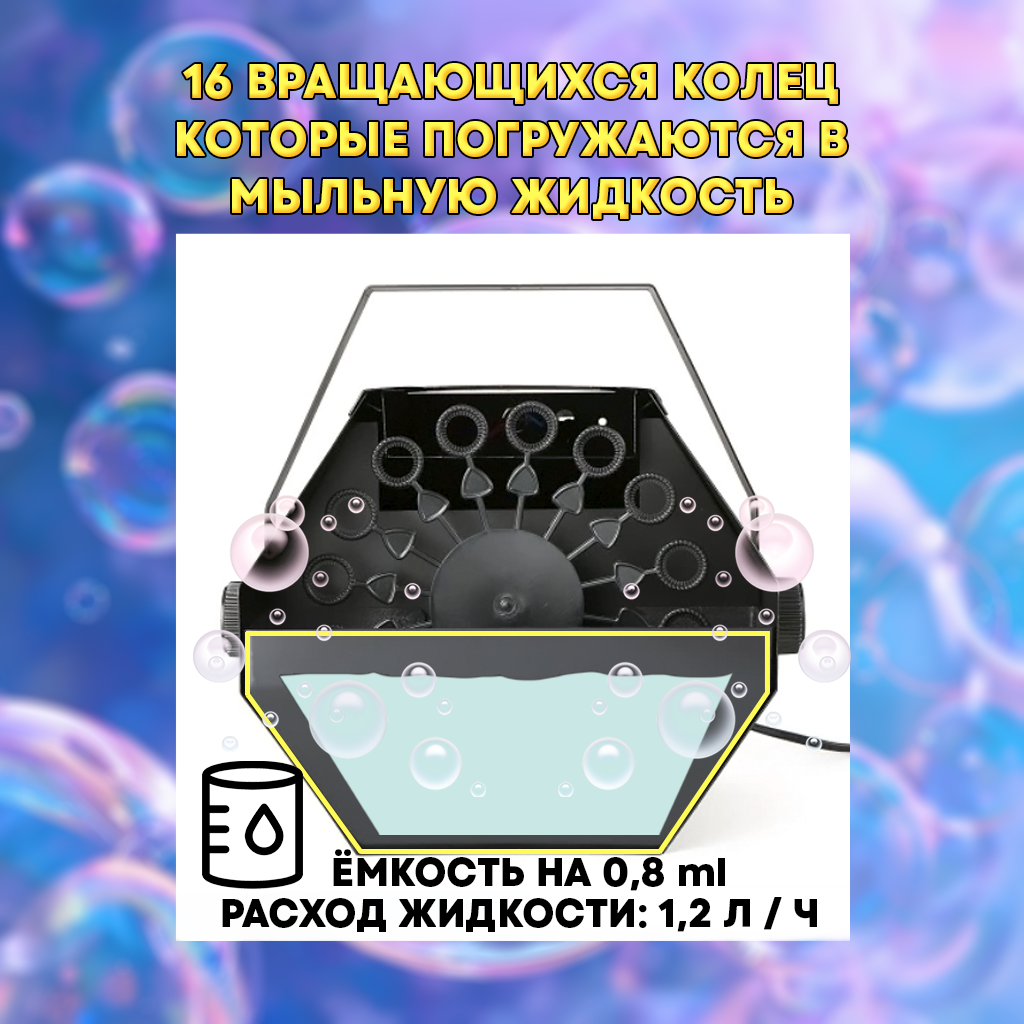 Генератор мыльных пузырей PartyMaker BS-100