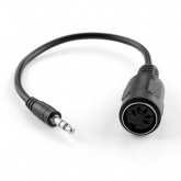 Аудио кабель 3.5 stereo Jack "папа" - DIN 5 pin "мама" 0.3 м