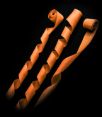 Серпантин бумажный 4см*20м оранжевый