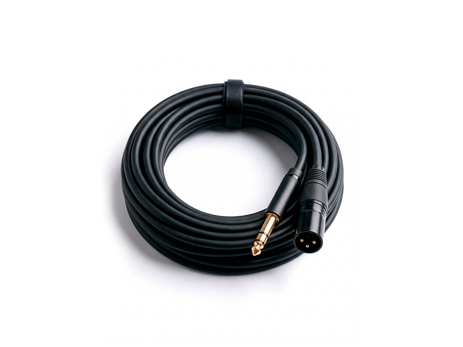 Аудиокабель балансный Jack 6.3 мм стерео/TRS папа– XLR папа 10 метров