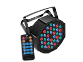 Светодиодный прожектор PartyMaker LED PAR 36x1W RGB Пульт ду