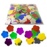 Конфетти металлизированное цветы 4,1см разноцветные 1кг