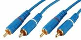 Кабель Plastic Gold 2xRCA "папа" - 2xRCA "папа" D3.5 5 м