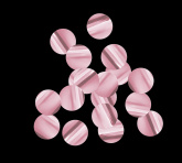 Конфетти фасованное металлизированное круги 15мм сиреневые 50гр