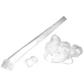 Серпантин бумажный 2см*5м белый