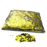 Конфетти металлизированное 6x6мм золото 1кг