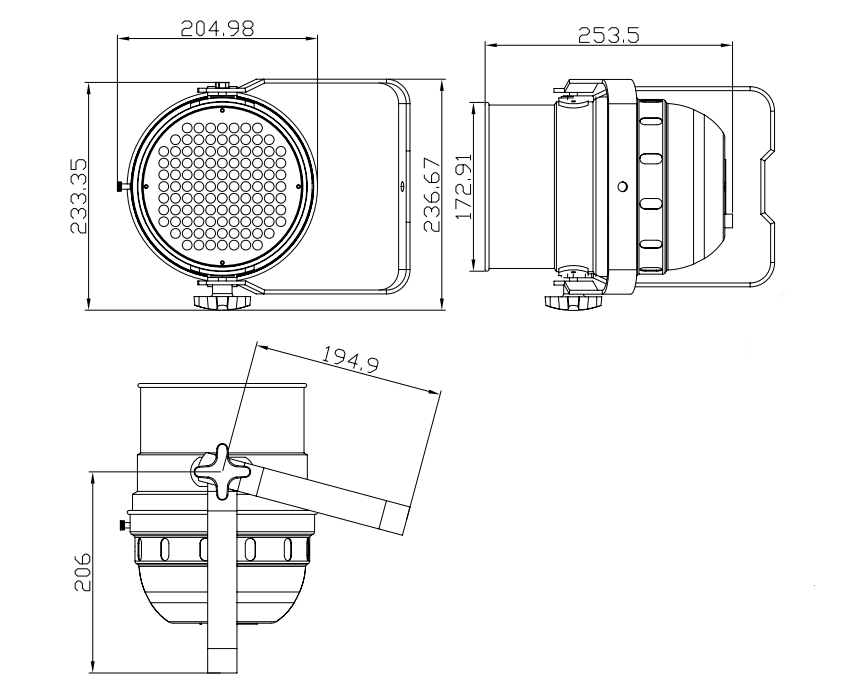 Прожектор INVOLIGHT LEDPAR56/BK