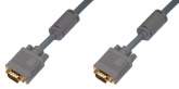 Кабель компьютерный Plastic Gold VGA "папа" - VGA "папа" D8мм FF 3 м