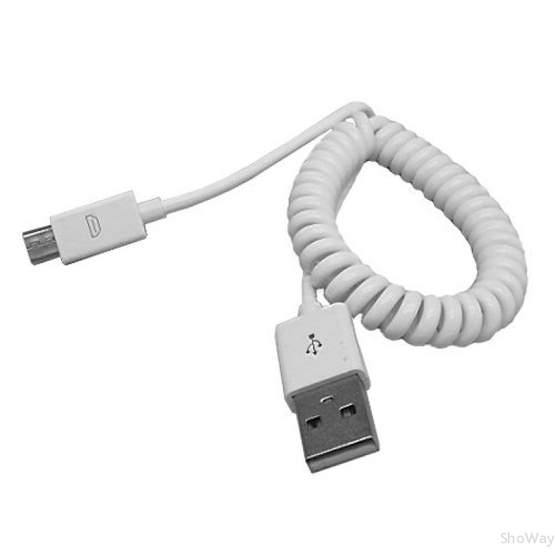 Кабель USB A "папа" - micro B "папа", витой 1 м, "Belkin"