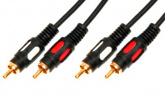 Кабель Plastic Gold 2xRCA "папа" - 2xRCA "папа" 10.0 м