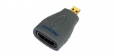 Переходник Plastic Gold HDMI "мама" - micro HDMI "папа"