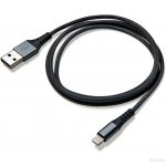 Кабель USB A "папа" - micro B "папа" с подсветкой, 1 м