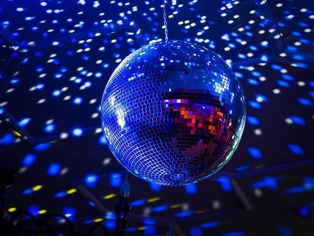 Зеркальный диско шар PartyMaker диаметр 60см серебро