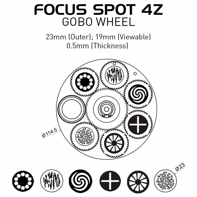 Вращающаяся голова American DJ FOCUS SPOT 4Z PEARL