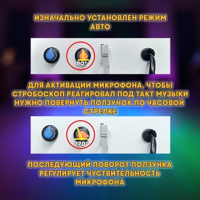 Стробоскоп PartyMaker Music Fun LED