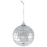 Зеркальный диско шар PartyMaker диаметр 5 см серебро