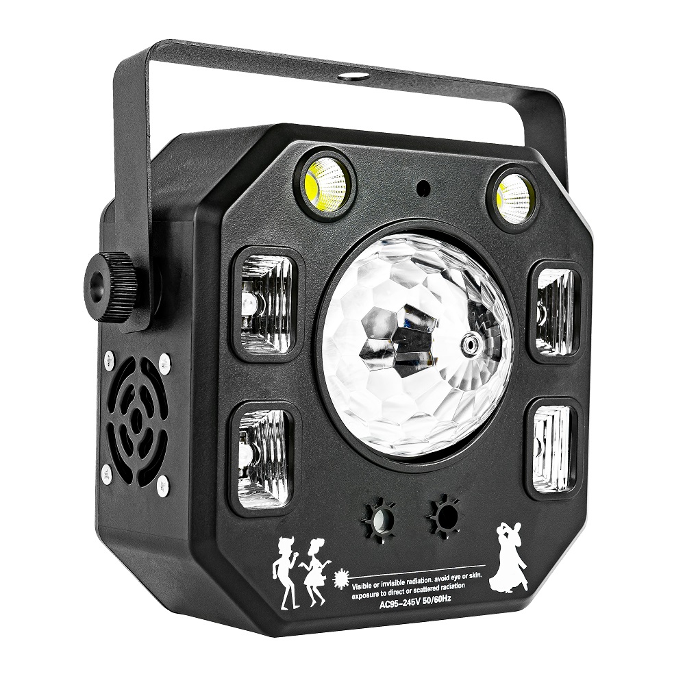 Светомузыка 4 в 1 "PartyMaker" 50вт, Диско шар, лазер, стробоскоп, ультрафиолет