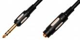 Кабель аудио Plastic Gold 6.3 stereo Jack "папа" - 6.3 stereo Jack "мама" 10 м