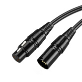 Микрофонный кабель XLR 3-pin "штекер" - XLR 3-pin "гнездо" 0.5 метра