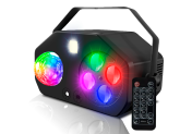 Светомузыка 4 в 1 PartyMaker 65вт, Диско шар, лазер RG, гобо-колесо, стробоскоп