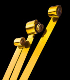 Серпантин металлизированный 2см*10м золото