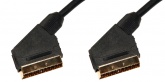 Кабель аудио видео Plastic Gold SCART "папа" - SCART "папа" 5.0 м