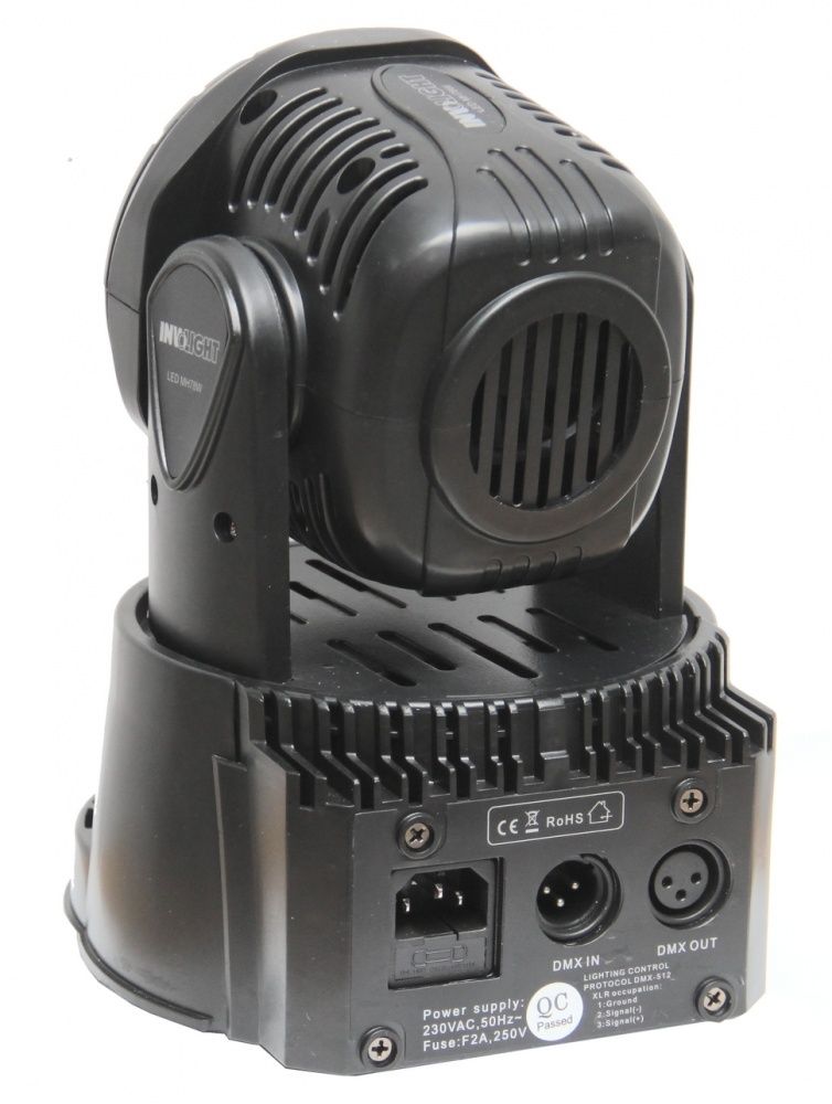 Вращающаяся голова PartyMaker 7x10w RGBW 4в1 с пультом управлени