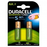 Аккумулятор предзаряженный Duracell HR6 AA 2500 мАч 1 шт