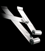 Серпантин металлизированный 4см*20м серебро