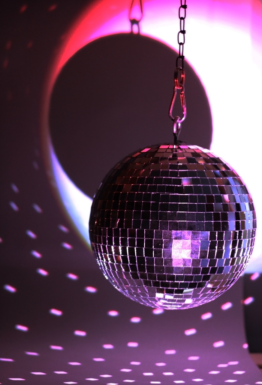 Зеркальный диско шар PartyMaker диаметр 30см серебро