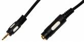 Кабель аудио Plastic Gold 3.5 stereo Jack "папа" - 6.3 stereo Jack "мама" 0.3 м