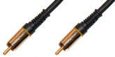 Кабель аудио Metal Gold 1xRCA "папа" - 1xRCA "папа" 0.5 м