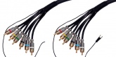 Кабель Metal Gold 6xRCA "папа" - 6xRCA "папа" 5 м D12+2 3S