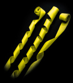 Серпантин бумажный 2,5см*20м желтый