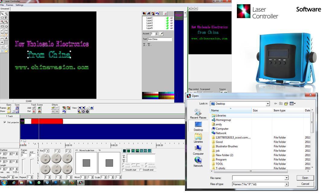 Лазерный анимационный проектор PartyMaker Logo Bomb